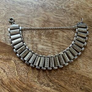 Vintage Silver-plated Chain Link Bracelet